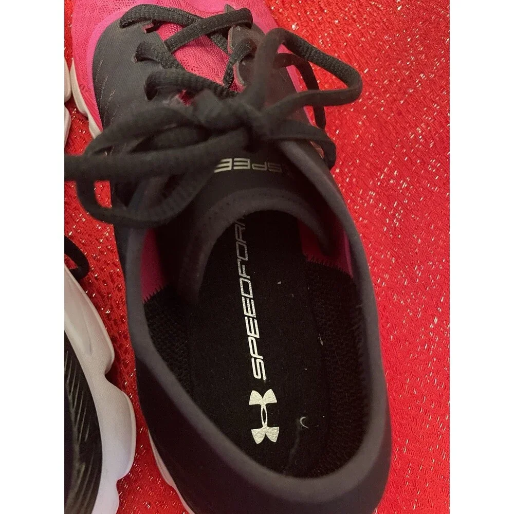 Under Armour Speedform Intake Womens Running Shoes Size 11 Trainers Pink Black
